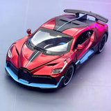 [TOY] 1:32 Bugatti 2019 Divo röd modellbil Die-Cast