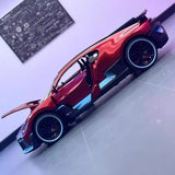 [TOY] 1:32 Bugatti 2019 Divo röd modellbil Die-Cast