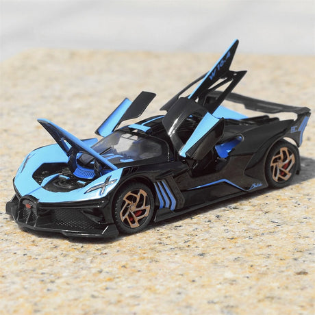 [TOY] 1:32 Bugatti 2021 Bolide Blue Model Car Die-Cast