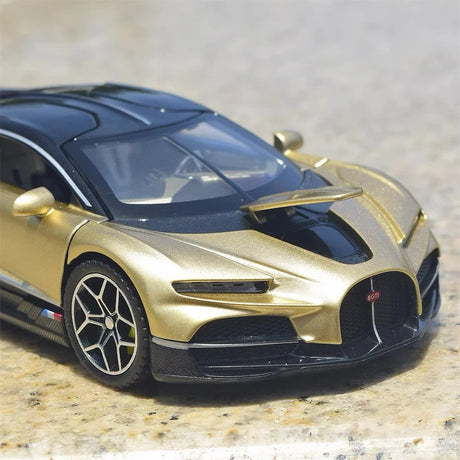 [TOY] 1:32 Bugatti 2024 Tourbillon Gold Model Car Die-Cast