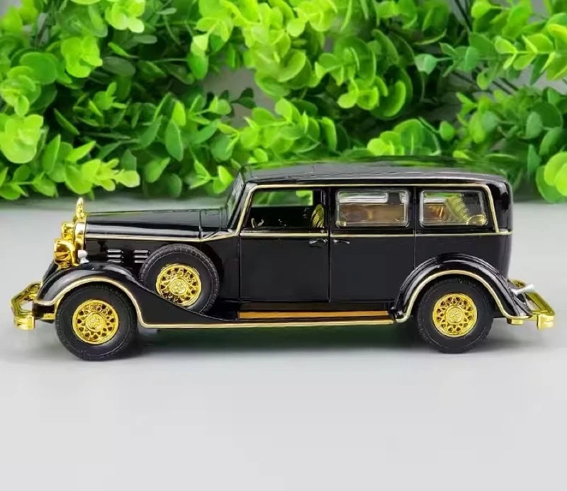 [TOY] 1:32 Cadillac 1933 Fleetwood V16 Tudor 8C Black Model Car Die-Cast