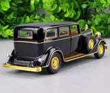 Cadillac 1933 Fleetwood V16 Tudor 8C Black 1:32 – Diecast Display Model Die-Cast