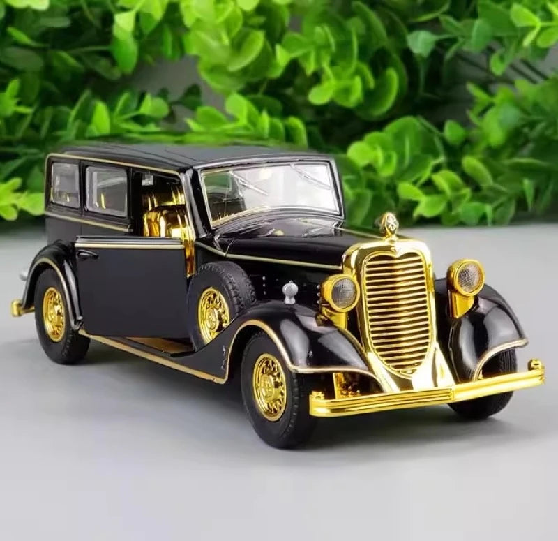 [TOY] 1:32 Cadillac 1933 Fleetwood V16 Tudor 8C Black Model Car Die-Cast