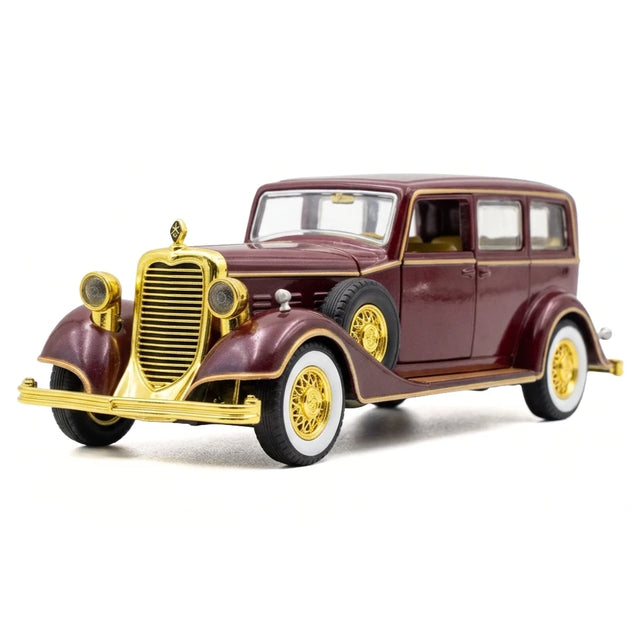 Cadillac 1933 Fleetwood V16 Tudor 8C Wine 1:32 – Diecast Display Model Die-Cast