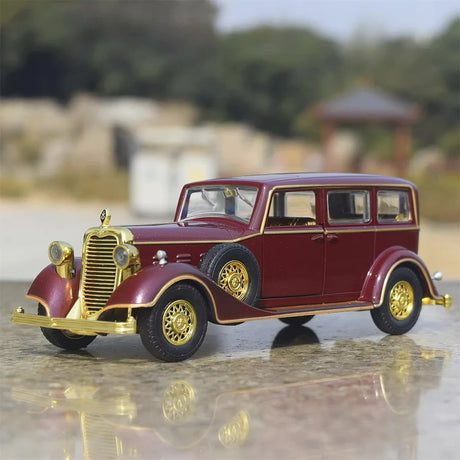 [TOY] 1:32 Cadillac 1933 Fleetwood V16 Tudor 8C Wine modelauto Die-Cast