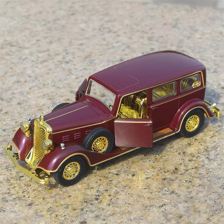 [TOY] 1:32 Cadillac 1933 Fleetwood V16 Tudor 8C Wine modelauto Die-Cast
