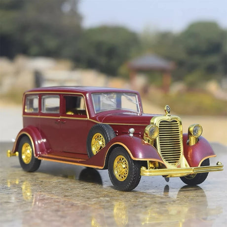 [TOY] 1:32 Cadillac 1933 Fleetwood V16 Tudor 8C Wine modelauto Die-Cast