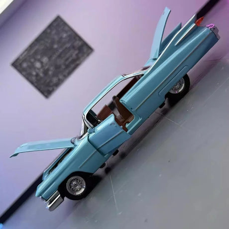 [TOY] 1:32 Cadillac 1959 Series 62 Eldorado Biarritz blauw modelauto Die-Cast