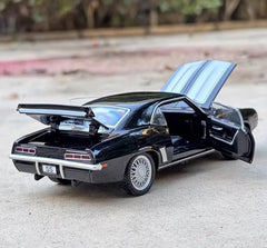 [TOY] 1:32 Chevrolet 1969 Camaro SS nero modellino di auto Die-Cast