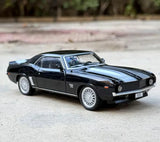 [TOY] 1:32 Chevrolet 1969 Camaro SS nero modellino di auto Die-Cast
