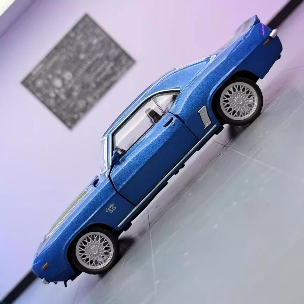 [TOY] 1:32 Chevrolet 1969 Camaro SS blå modellbil Die-Cast