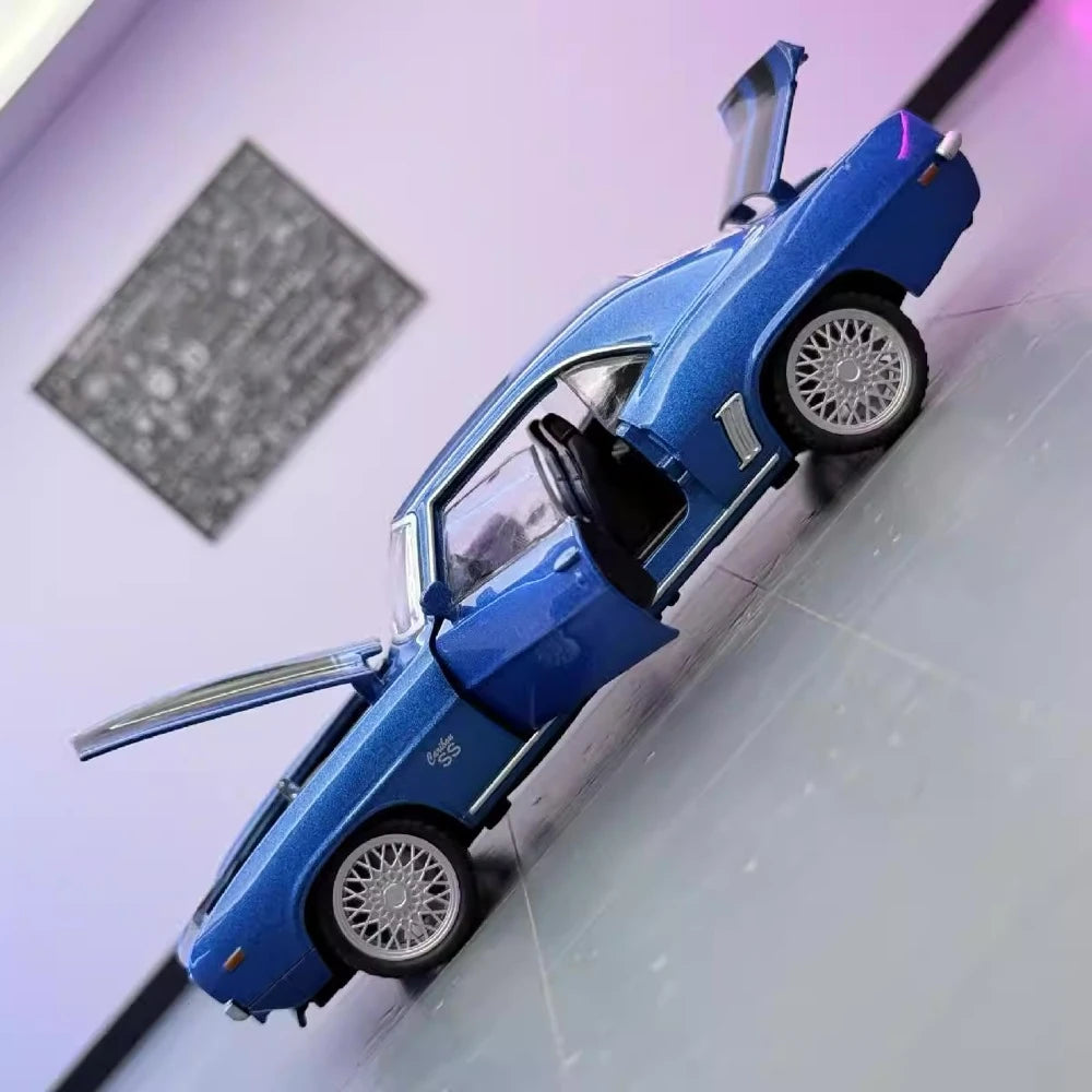 [TOY] 1:32 Chevrolet 1969 Camaro SS blå modellbil Die-Cast