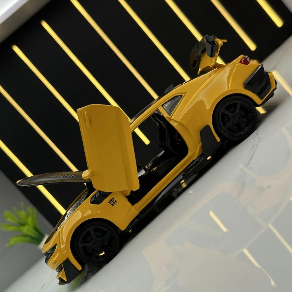 [TOY] 1:32 Chevrolet 2017 Camaro ZL1 gul modellbil Die-Cast