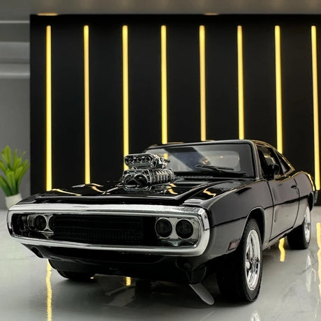 [TOY] 1:32 Dodge 1969 Charger Black Model Car Die-Cast