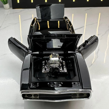 [TOY] 1:32 Dodge 1969 Charger Black Model Car Die-Cast
