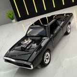 [TOY] 1:32 Dodge 1969 Charger svart modellbil Die-Cast