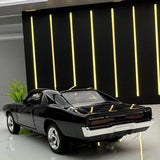 [TOY] 1:32 Dodge 1969 Charger svart modellbil Die-Cast