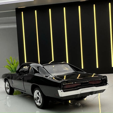 [TOY] 1:32 Dodge 1969 Charger Black Model Car Die-Cast
