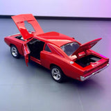 [TOY] 1:32 Dodge 1969 Charger röd modellbil Die-Cast