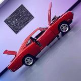 [TOY] 1:32 Dodge 1969 Charger röd modellbil Die-Cast