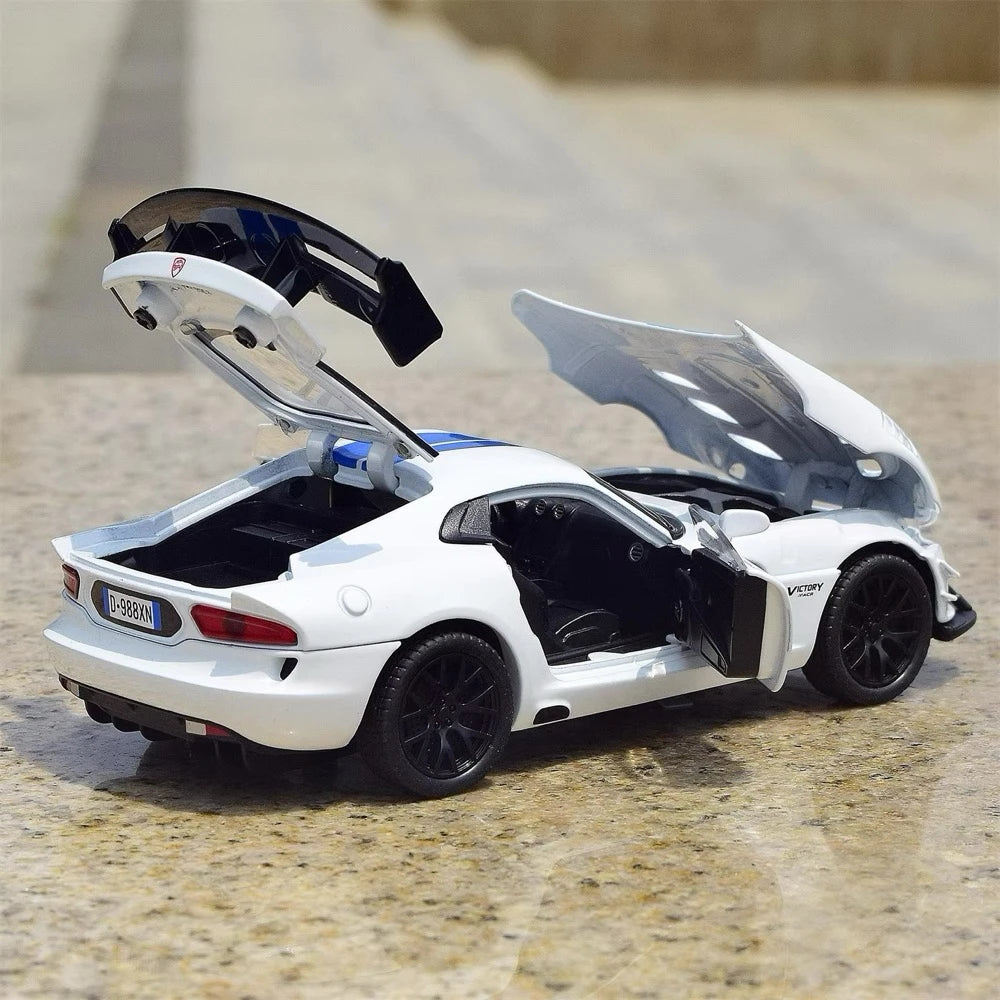 [TOY] 1:32 Dodge 2016 Viper ACR White Model Car Die-Cast