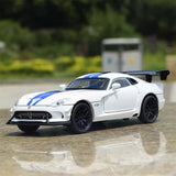 [TOY] 1:32 Dodge 2016 Viper ACR vit modellbil Die-Cast