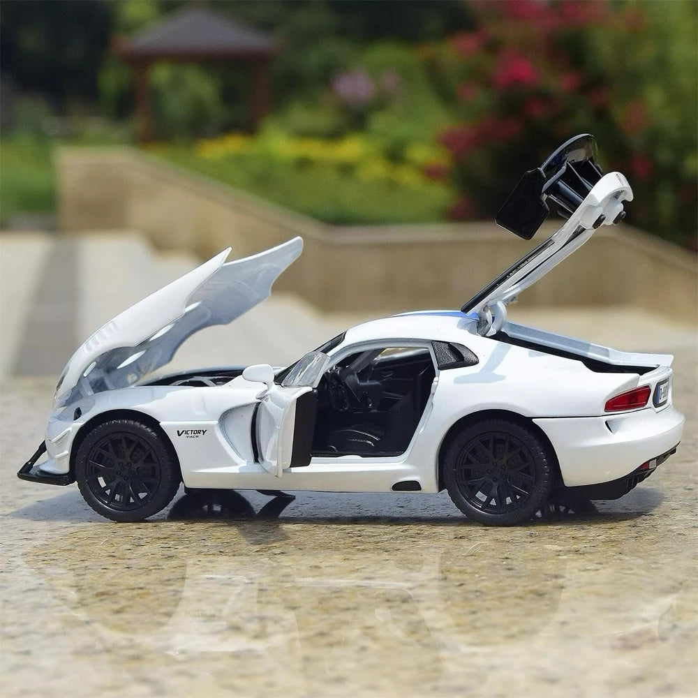 [TOY] 1:32 Dodge 2016 Viper ACR White Model Car Die-Cast