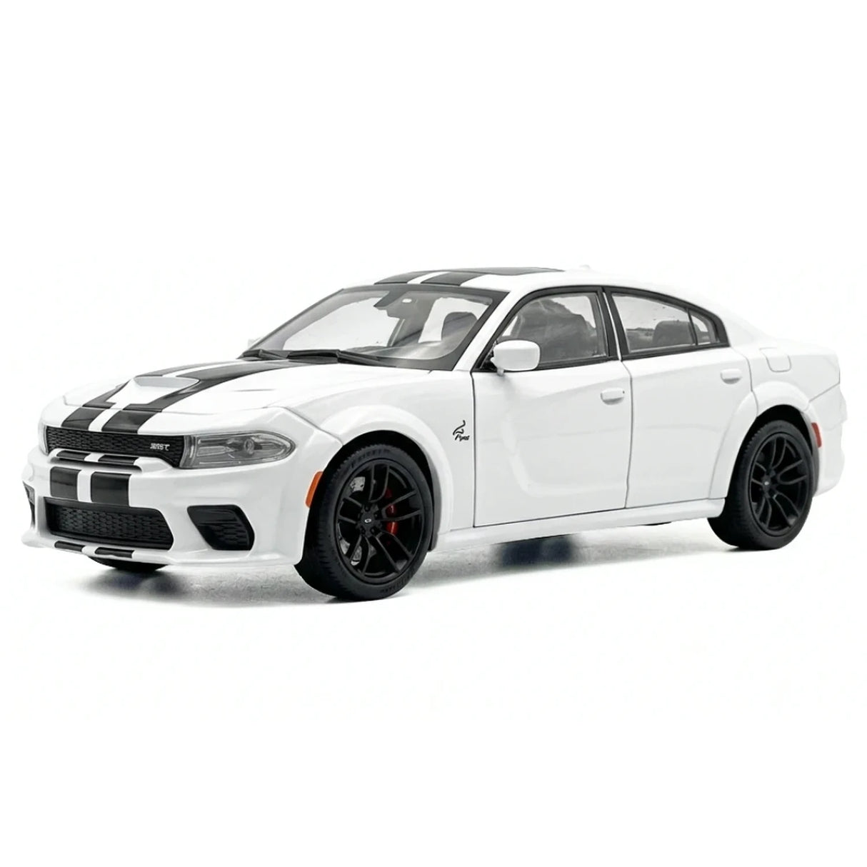 [TOY] 1:32 Dodge 2020 Charger SRT Hellcat vit modellbil Die-Cast