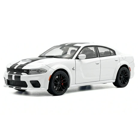 [TOY] 1:32 Dodge 2020 Charger SRT Hellcat vit modellbil Die-Cast
