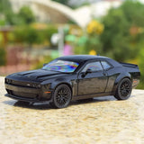 [TOY] 1:32 Dodge 2021 SRT Hellcat musta pienoismalli Die-Cast