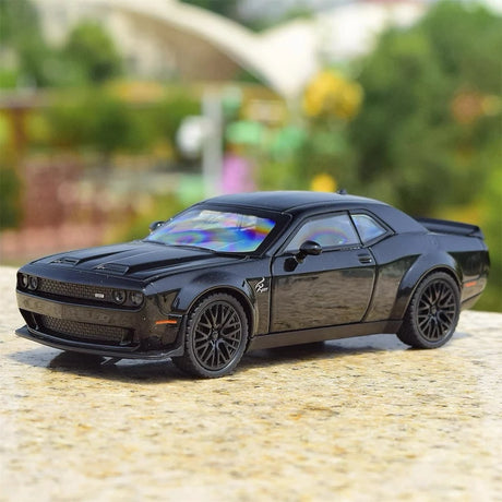 [TOY] 1:32 Dodge 2021 SRT Hellcat svart modellbil Die-Cast