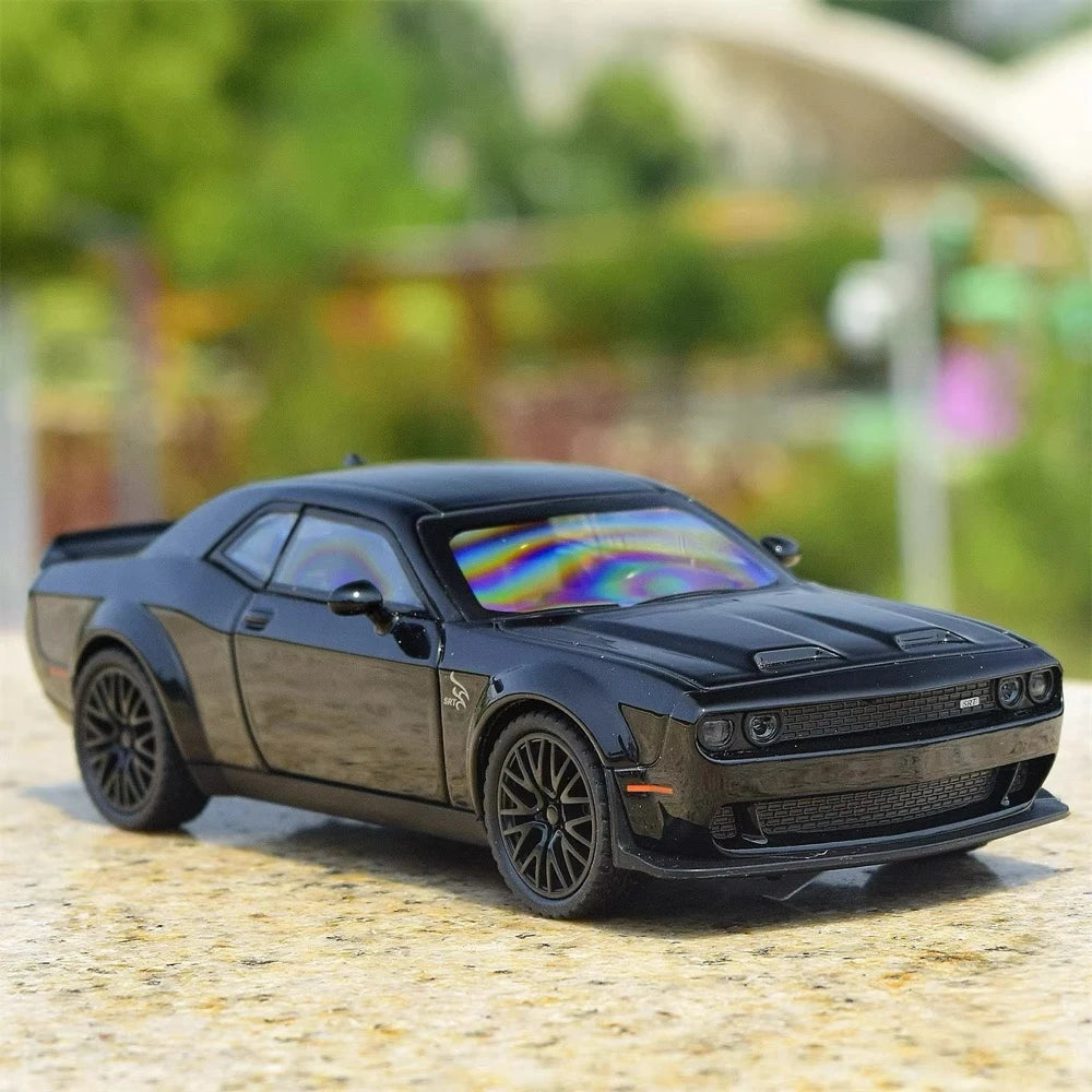 [TOY] 1:32 Dodge 2021 SRT Hellcat Black Model Car Die-Cast