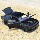[TOY] 1:32 Dodge 2021 SRT Hellcat musta pienoismalli Die-Cast