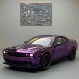 [TOY] 1:32 Dodge 2021 SRT Hellcat metallic lila modellbil Die-Cast