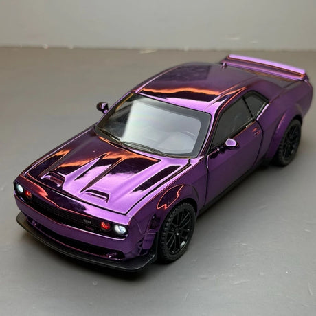 [TOY] 1:32 Dodge 2021 SRT Hellcat metallic lila modellbil Die-Cast