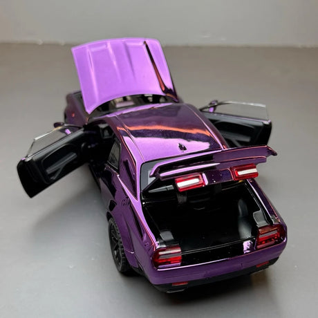 [TOY] 1:32 Dodge 2021 SRT Hellcat metallic lila modellbil Die-Cast