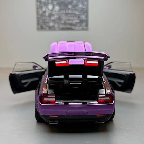 [TOY] 1:32 Dodge 2021 SRT Hellcat metallic lila modellbil Die-Cast