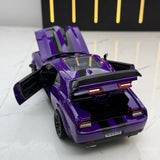 [TOY] 1:32 Dodge 2021 SRT Hellcat lila modellbil Die-Cast