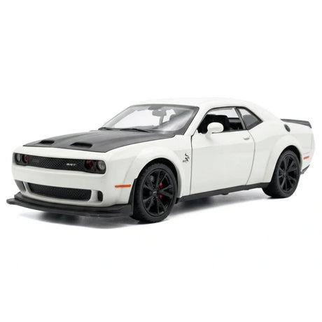 [TOY] 1:32 Dodge 2021 SRT Hellcat vit modellbil Die-Cast