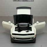 [TOY] 1:32 Dodge 2021 SRT Hellcat vit modellbil Die-Cast