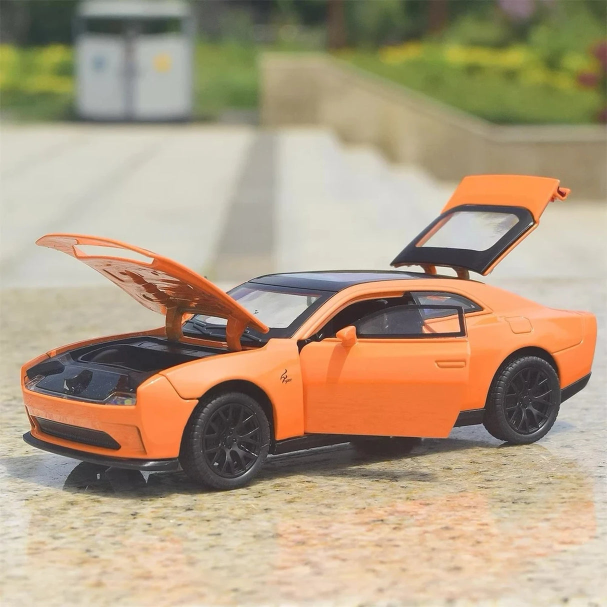 [TOY] 1:32 Dodge 2024 Charger Daytona SRT orange modellbil Die-Cast