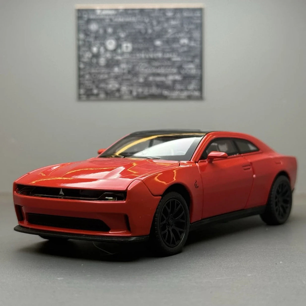 [TOY] 1:32 Dodge 2024 Charger Daytona SRT röd modellbil Die-Cast