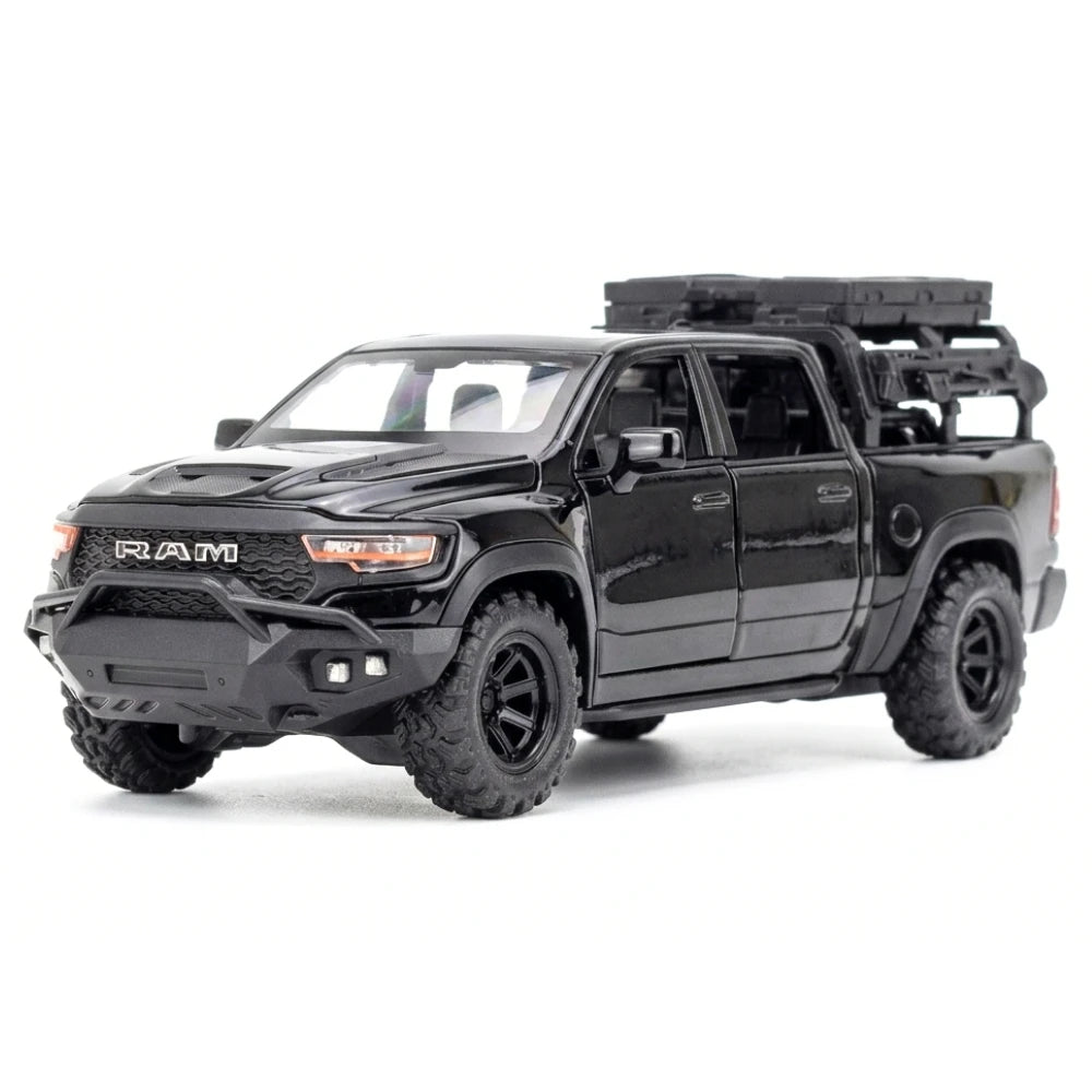 [TOY] 1:32 Dodge Hennessey 2021 Mammoth 1000 TRX ブラック モデルカー Die-Cast