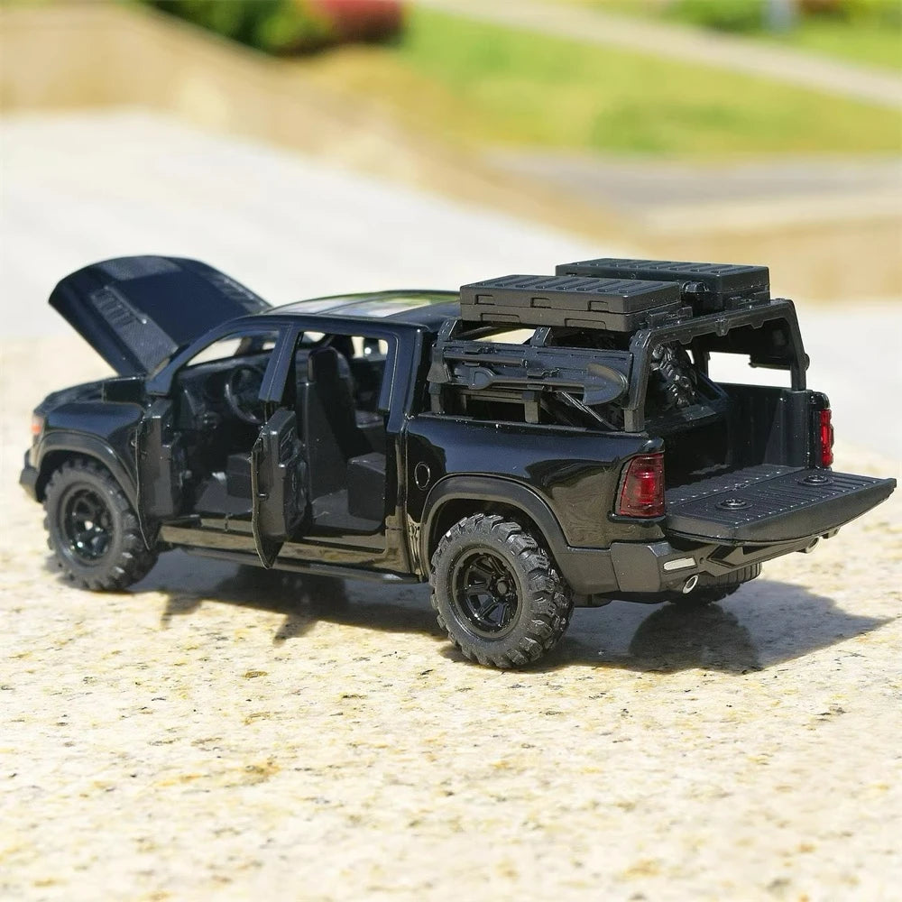 [TOY] 1:32 Dodge Hennessey 2021 Mammoth 1000 TRX Black Model Car Die-Cast