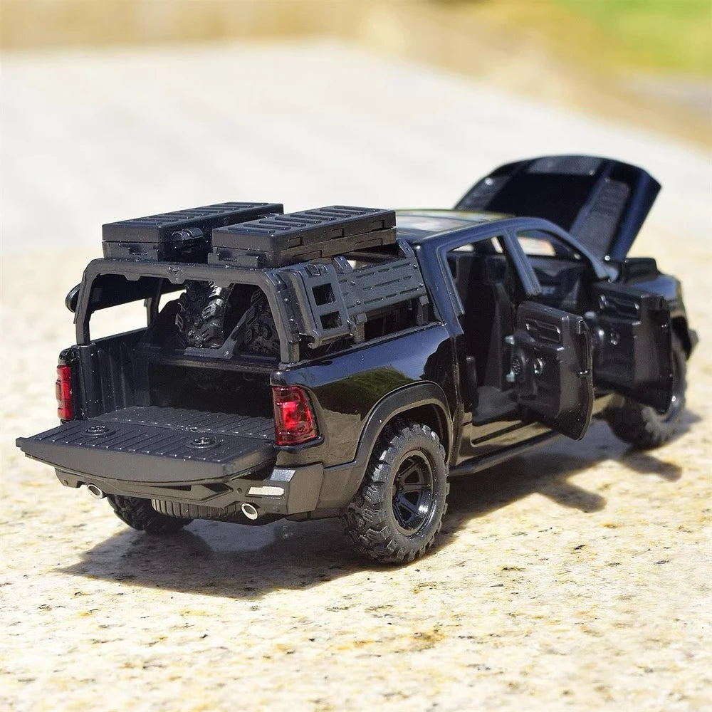 [TOY] 1:32 Dodge Hennessey 2021 Mammoth 1000 TRX Black Model Car Die-Cast