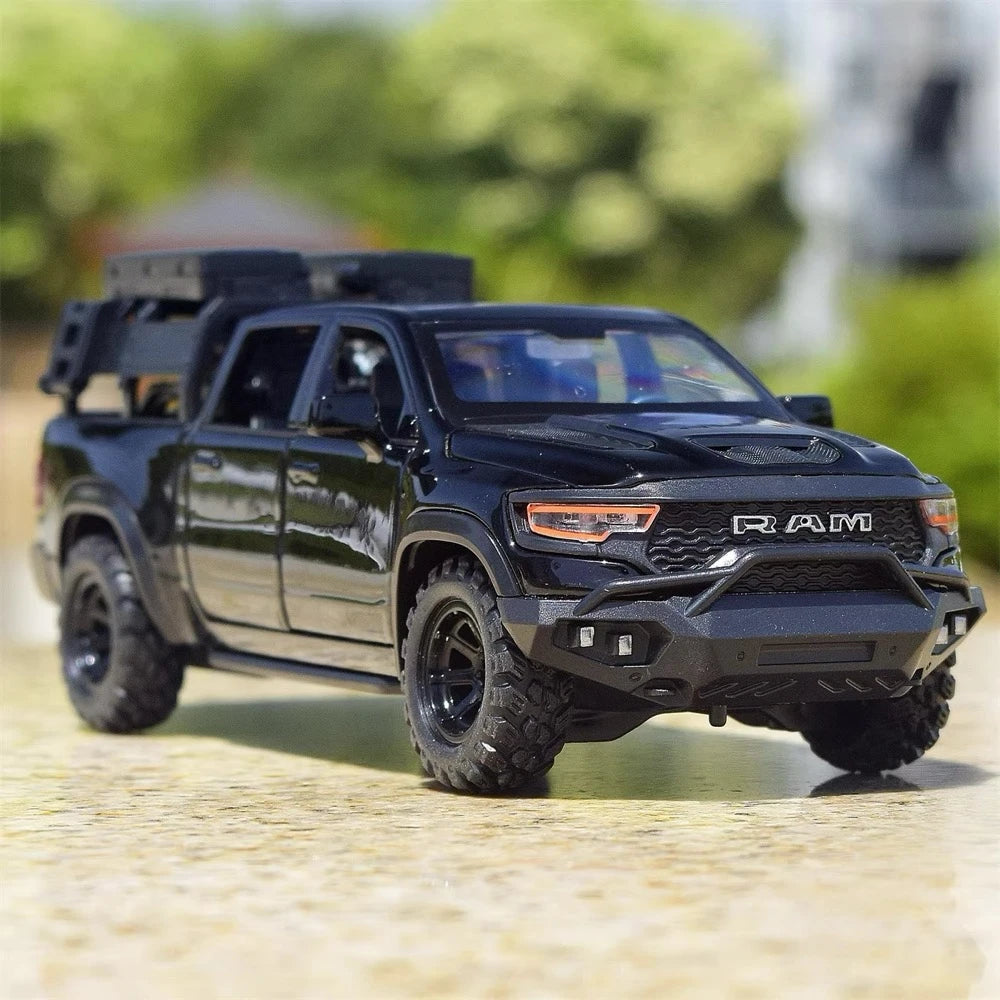 [TOY] 1:32 Dodge Hennessey 2021 Mammoth 1000 TRX Black Model Car Die-Cast