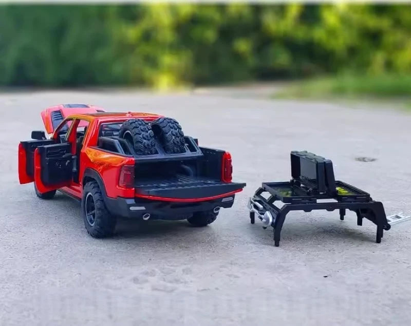[TOY] 1:32 Dodge Hennessey 2021 Mammoth 1000 TRX Red Model Car Die-Cast