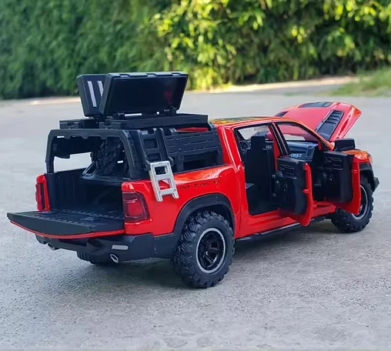 [TOY] 1:32 Dodge Hennessey 2021 Mammoth 1000 TRX Red Model Car Die-Cast