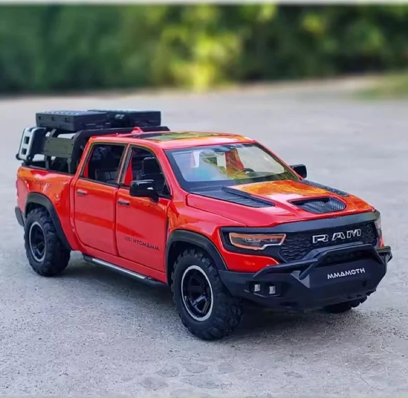 [TOY] 1:32 Dodge Hennessey 2021 Mammoth 1000 TRX Red Model Car Die-Cast