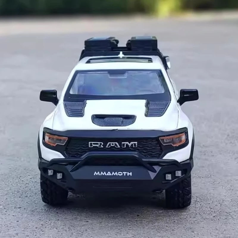 [TOY] 1:32 Dodge Hennessey 2021 Mammoth 1000 TRX White Model Car Die-Cast